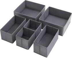 SONGMICS Fiókrendszerezők 6 db-os készlet, szürke (RDZ06G)