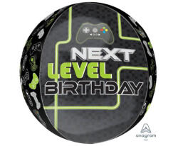 anagram Fólia gömb lufi 16" 40cm Orbz, Next Level Birthday (LUFI152323)