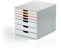 DURABLE Irattároló, műanyag, 7 fiókos, DURABLE " VARICOLOR® MIX 7", színes (762727) - bestoffice