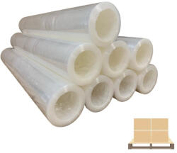 BESTOFFICE Sztreccsfólia, 1kg, 0, 5m széles - 8 tekercs/karton - Nincs Cséve - FÉL RAKLAPOS (RYL_FF1250G_R000G_A1250G_HP_1)