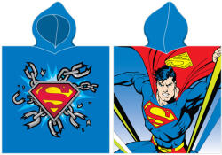 Carbotex Superman Chain strand törölköző poncsó 55x110cm (CBX224016SUP)