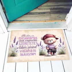 Lábtörlő - Amikor az Édesanyámra nézek - Levendulás - Ajándék Anyának - Anyák Napi Ajándék (NA068)