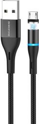 BOROFONE BU16 mágneses micro USB adatkábel - 1, 2 m - Fekete