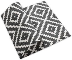 Pack Service Textúrált szalvéta "Paco fekete" 40x40 cm 50 lap/csomag