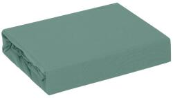 Takoy Jersey pamut gumis lepedő 140x200x30 cm menta színű 140 g/m2 ADELA