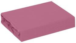 Takoy Cearceaf jersey cu elastic 180x200x20 cm din bumbac culoare roz 140 g/m2 ADELA