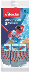 Vileda Gyorsfelmosó fej, mikroszálas, VILEDA "Supermocio 3Action", kék (F1148V) - bestoffice