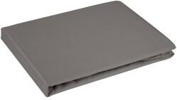 Takoy Cearceaf cu elastic 100x200x25 cm din bumbac satinat, culoare cenușie 125 g/m2 DINA Diva Line