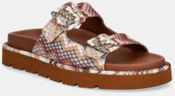 Missoni papucs Clea barna, női, MWF111_064 - barna Női 39