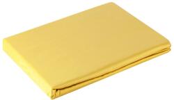 Takoy Cearceaf neted fără elastic 220x210 cm din bumbac satinat, culoare muștarie 125 g/m2 NOVA