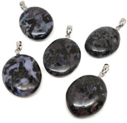 MyVanilla Ásvány Lencse medál indigo gabbro A 3cm