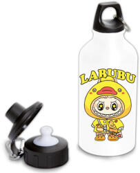  Labubu - Sárga esőkabátos fémkulacs (620289)