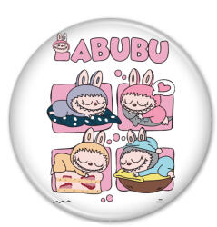  Labubu - Ott alvós buli hűtőmágnes (740922)