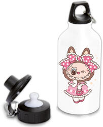  Labubu - Pöttyös ruhás nyuszilány fémkulacs (953232)