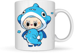 Labubu - Kék cápa jelmezes bögre (406231)