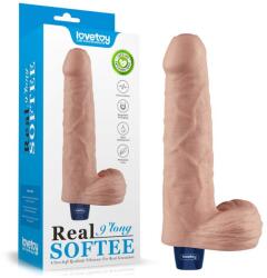 Lovetoy Vibrator Real Softee Rechargeable 23 cm - Negru Vibrator