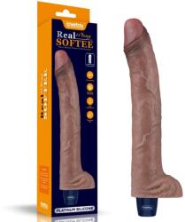 Lovetoy Vibrator Realistic REAL SOFTEE Rechargeable Silicone Vibrating Dildo 27 cm Vibrator