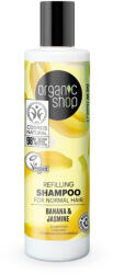 Organic Shop Sampon pentru par normal cu banana si iasomie, 280ml, Organic Shop