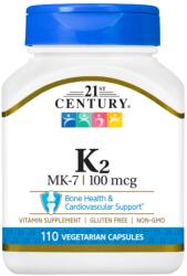 21st Century Vitamin K2 MK-7, 100 mcg, 110 капсули, 21st Century (9168)