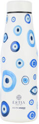 Estia Home Art Travel Flask Save the Aegean Sticlă Termos Reciclabilă din Oțel Inoxidabil Fără BPA 500ml Spirit Luck 01-31596 (01-31596)