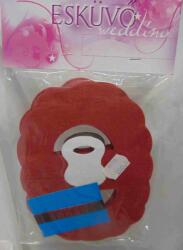  papírgirland bordó (17*12*400 cm)-04725