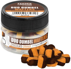 Feeder Competition Duo Dumbel Wafters horogcsali, o8x12 mm, csoki, narancs, 15 g (CZ4716)