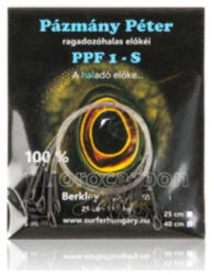 Pázmány Péter Ragadozóhalas előke standard gyorskapoccsal Fluorocarbon, 25 cm, 11, 4 kg, 5 db (PPF1-25S)