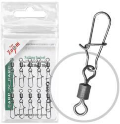 Carp Zoom Hengertestű forgó extra erős kapoccsal, #10, 10 db (CZ0947)