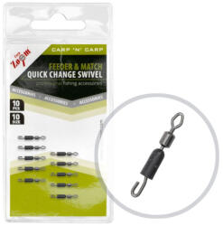 Carp Zoom Feeder és match gyorskapocs, #12, 10 db (CZ6491)