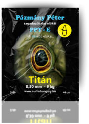 Pázmány Péter Ragadozóhalas előke standard gyorskapoccsal titán, 40 cm, 9 kg, 2 db (PPT-S)