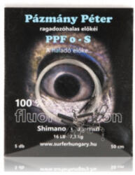 Pázmány Péter Ragadozóhalas előke standard gyorskapoccsal Fluorocarbon, 50 cm, 7, 3 kg, 5 db (PPF0-50S)