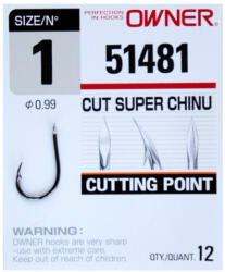 Owner Hooks Cut Super Chinu horog, 1, 13 db (O51481-1)