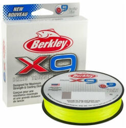 Berkley X9 fonott zsinór, 0, 25 mm, 150 m, 27 kg, Flame Green (1486852)