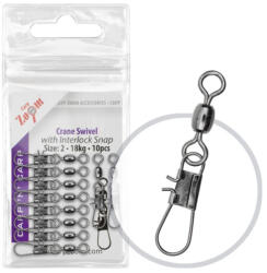 Carp Zoom Hordótestű forgó biztonsági kapoccsal, #10, 10 db (CZ0909)