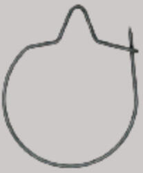 Catzoom Csalikarika, o0, 6x22x17 mm, 10 db (CZ5088)