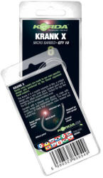 Korda Krank X horog, 6, 10 db (KKRX6)