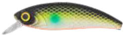 Predator-Z Immortal Shad wobbler, 5 cm, 4 g, fekete, zöld, süllyedő (CZ8516)
