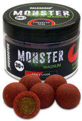 Haldorádó Monster Magnum oldódó, 30 mm, fűszeres máj, sárga, fehér, 200 g (HD27055)