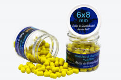 BaitBait Method dumbel Wafter Rodin, 6x8 mm, banán-krill, sárga, 20 g (BBMD-R68)