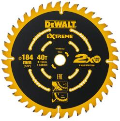 DEWALT Disc abraziv DEWALT DT1668-QZ CSB 184x16mm 40T Medium pentru DCS365 (DT1668-QZ CSB 184X16MM 40T MEDIUM PENTRU DCS365) Disc de taiere