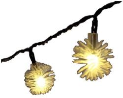 Iris 4616728 Zúzmara alakú 3cm/5m/IPX3 szabványos/meleg fehér/20db LED-es/napelemes fénydekoráció (MEN-R1-22314)