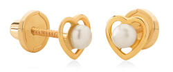 Brilio Arany fülbevaló Szív igazgyönggyel 14/141.891/17P