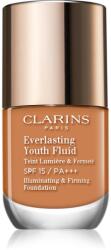 Clarins Everlasting Youth Fluid Foundation élénkítő make-up SPF 15 árnyalat 114 Cappuccino 30 ml