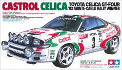 TAMIYA 1/24 Castrol Celica 1993 Monte Carlo Rally Winner sportkocsi modell (TA24125)