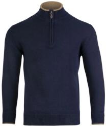 Jack Pyke Ashcombe gyapjú pulóver cipzárral tengerészkék M (THAJZKNITASHNAVM)
