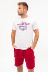 BUDMIL regular fit póló Férfi L fehér 20300446-002251-0499