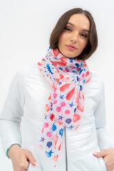 BUDMIL Vékony sál Női fehér-piros 20070086-003251-0000
