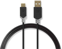 Nedis Cablu de Date Nedis USB-C 2.0 Tata la USB A Tata 1m Antracit (CCBW60600AT10)