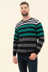 budmil Kötött pulóver Férfi XL szürke melanzs-zöld 20050811-002242-0599