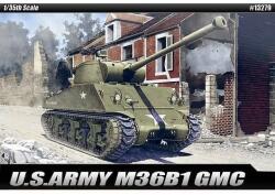 Academy Models 1/35 US ARMY M36B1 GMC tank modell (AC13279)
